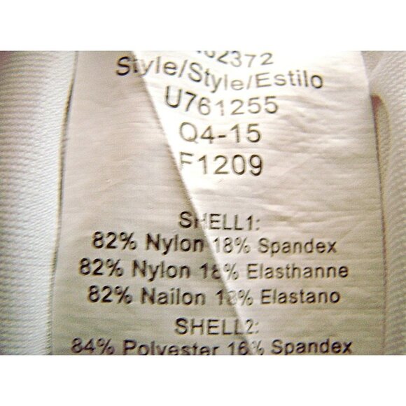 Island Escape Tier Ruffle Swimwear Tankini Top Womens Red Black Geo Print Sz 14 - Picture 6 of 12